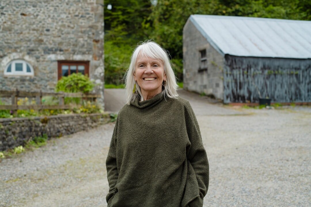 senior woman smiling