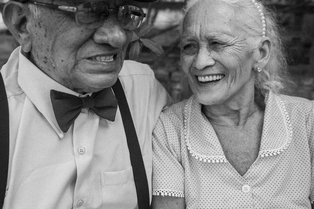 senior people smiling together