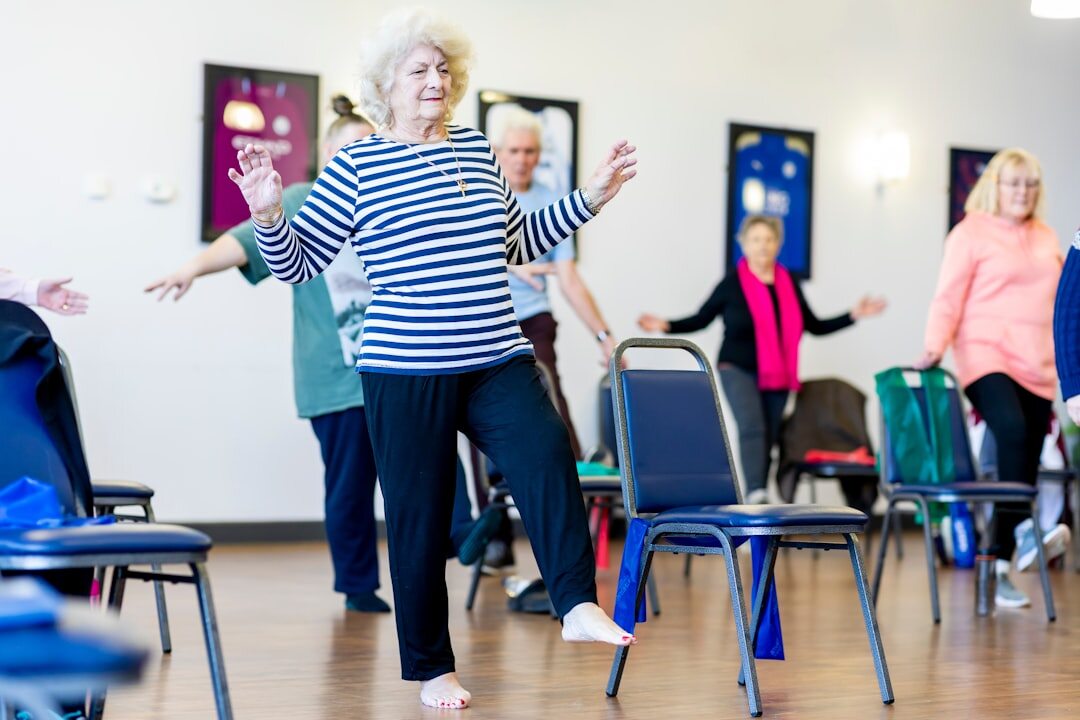 seniors dancing at event